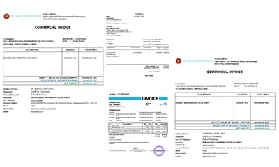 invoive examples